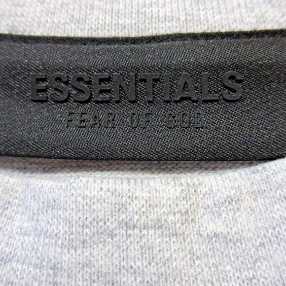 NWT Fear of God Essentials Heavy T-Shirt in Light Heather Grey Tee L - Picture 6 of 7